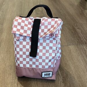 Vans off the wall Pink Checkered Insulated Lunch Cooler Bag